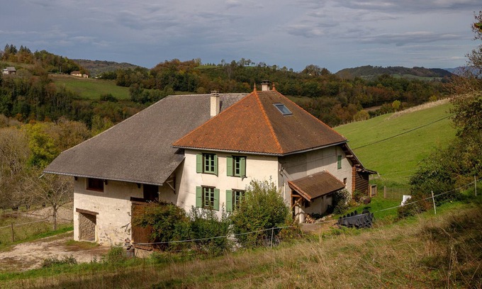 Merlas Casa | Casa de vacaciones 'Le Palefroi De Merlas' con vistas a la montaña y jardín privado
