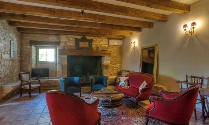 Mayac Casa | Casa de vacaciones 'Le Pigeonnier' con piscina compartida, Wi-Fi y aire acondicionado