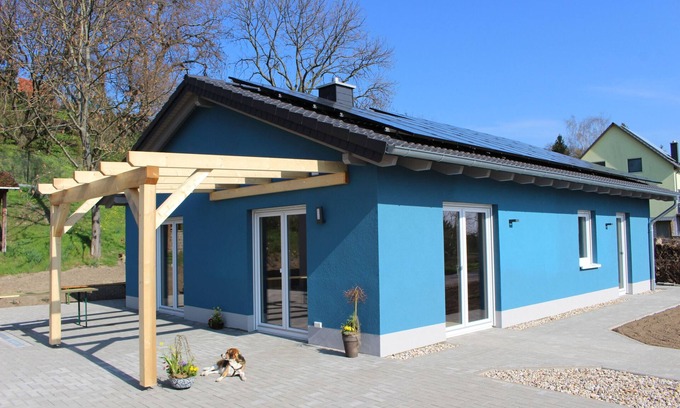 Muldestausee Casa | Casa de vacaciones 'Lifestyle' con vistas al lago, terraza privada y Wi-Fi