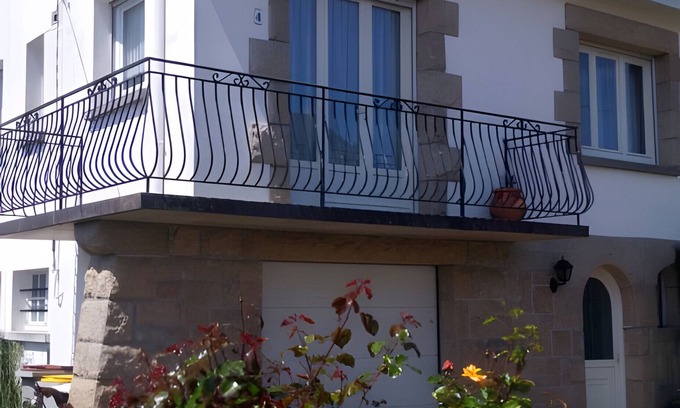 Cancale Casa | Casa de vacaciones 'Maison De Caractère' con terraza compartida, jardín privado y Wi-Fi