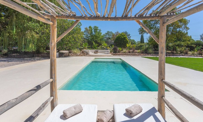 Le Luc Casa | Le Mas Montserrat con vistas a las montañas, Wi-Fi y aire acondicionado