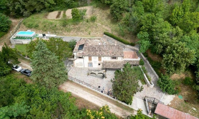 Vicoli Casa | Casa de vacaciones 'Mulino Brandolini' con vistas a la montaña, piscina privada y Wi-Fi