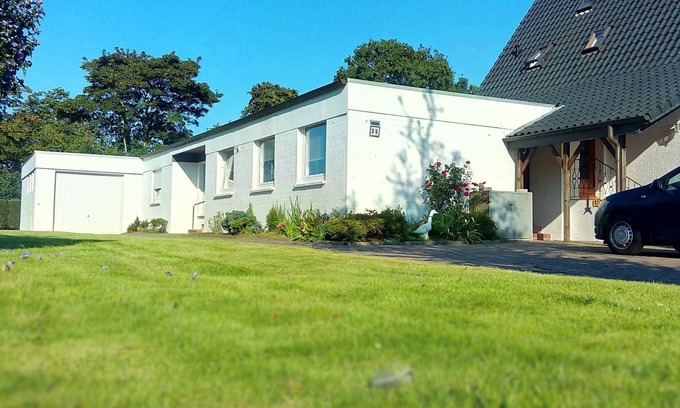 Langewerth Casa | Casa de vacaciones en el Mar del Norte con mobiliario marítimo en una hermosa ubicación