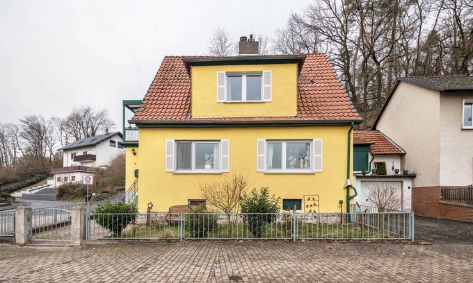 Wolfershausen Casa | Casa de vacaciones 'Reinhilde' con terraza privada, jardín privado y Wi-Fi
