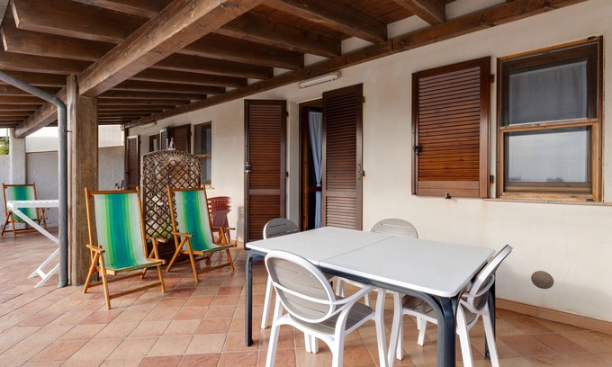 Bosa Marina Casa | Casa de vacaciones 'Residenza Solemar - App 13' con vistas al mar, Wi-Fi, A/C