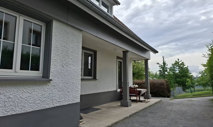 Stockach Casa | Casa de vacaciones 'Spes' con vistas a la montaña, terraza privada y Wi-Fi