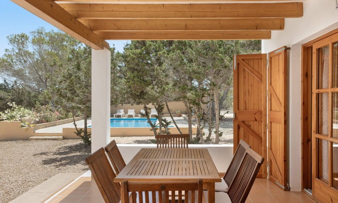 Formentera Casa | Casa de vacaciones 'Victor' con piscina privada, terraza privada y Wi-Fi