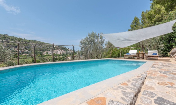 Puerto de Soller Casa | Casa de vacaciones "Villa Cami de la Mar" con vistas a la montaña, Wi-Fi, jardín y terraza