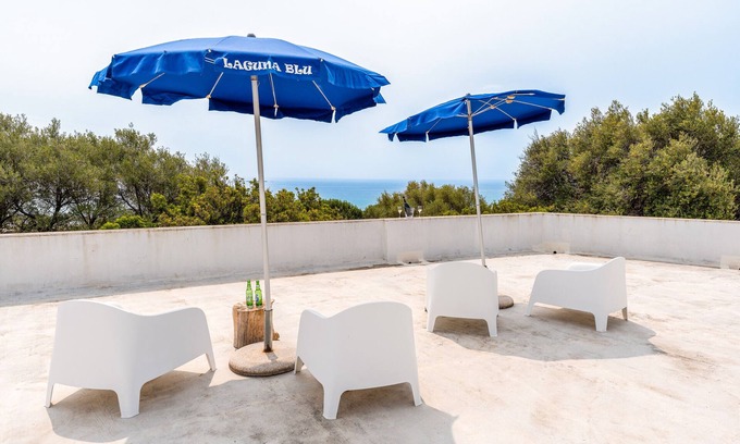 Orosei Casa | Casa de vacaciones 'Villa Acquamarina' con vistas al mar, Wi-Fi y aire acondicionado