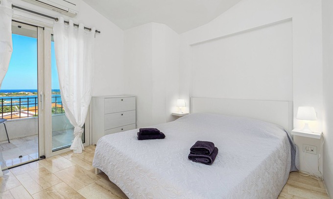 Pittulongu Casa | Casa de vacaciones 'Villa Smeraldina' con vistas al mar, Wi-Fi y aire acondicionado