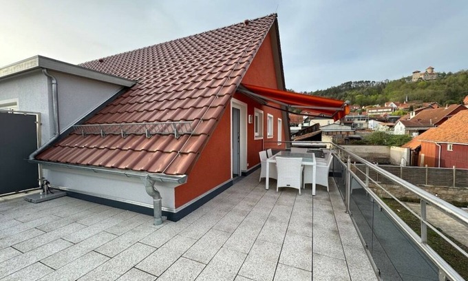 Treffurt Casa | Casa de vacaciones con vistas al castillo