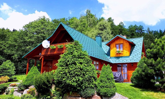 Marianska Casa | Casa vacacional con chimenea y sauna cerca del bosque