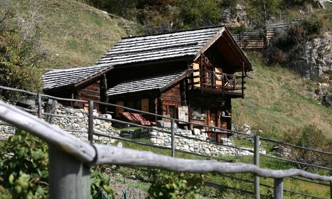 Chandolin Chalet De Esquí | Casa de vacaciones Ayer para 1 - 2 personas con 1 dormitorio - Cabaña