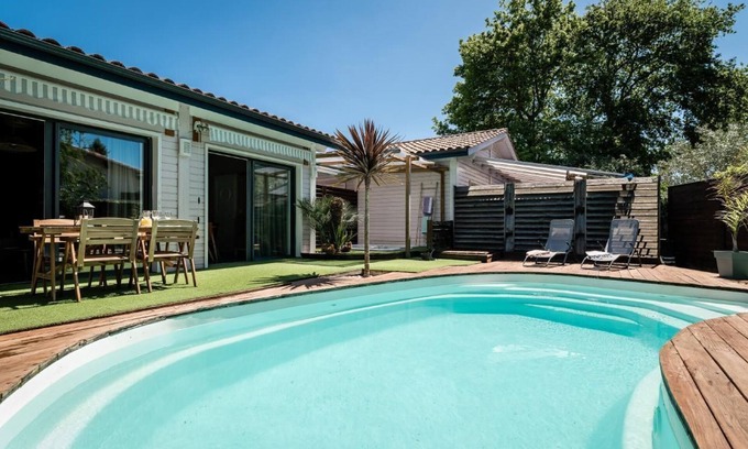 Biscarrosse Chalet De Esquí | Casa de vacaciones Biscarrosse para 1 - 4 personas con 2 dormitorios - Casa de vacaciones