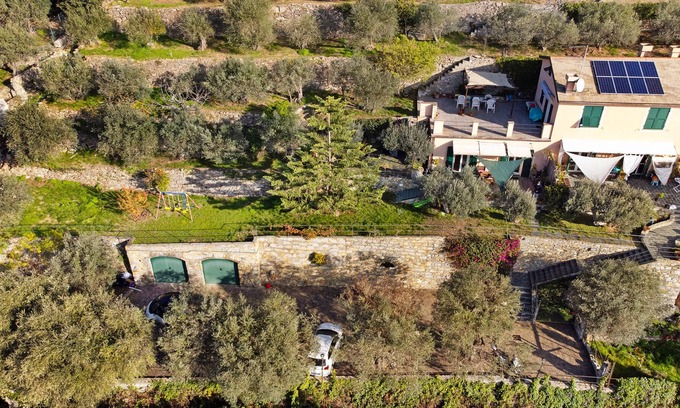 Pieve Ligure Casa | 'Casa Paradise' con vistas al mar y jardín