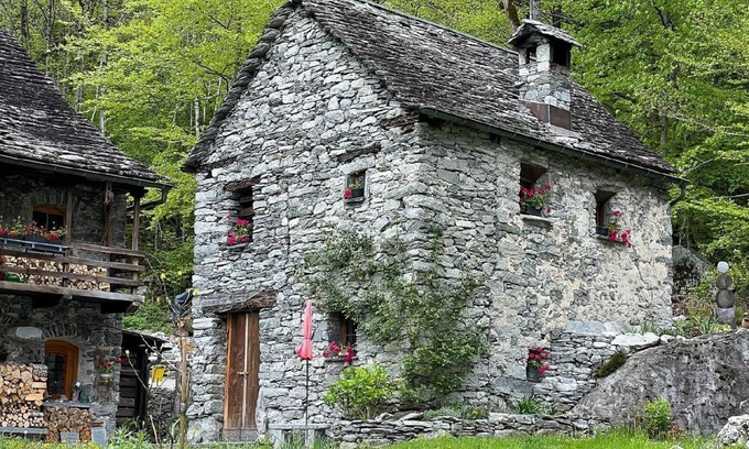 Cevio Casa | Casa de vacaciones Cavergno para 1 - 2 personas con 2 dormitorios - Casa de vacaciones