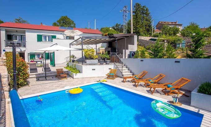 Hreljin Casa | Casa de vacaciones Hreljin para 2 - 9 personas con 4 dormitorios - Casa de vacaciones
