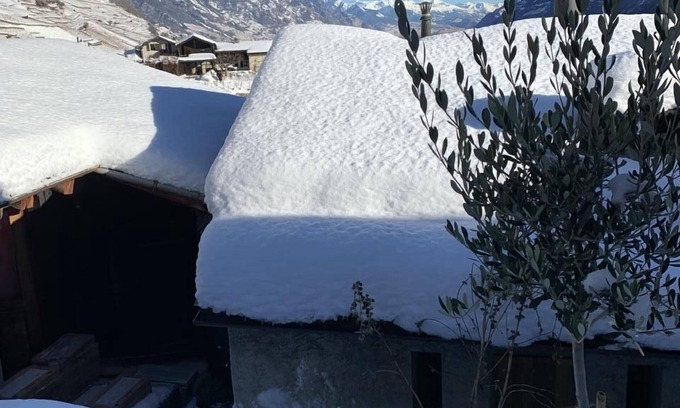 Martigny-Combe Chalet De Esquí | Casa de vacaciones Martigny-Croix para 1 - 2 personas con 1 dormitorio - Chalet de madera