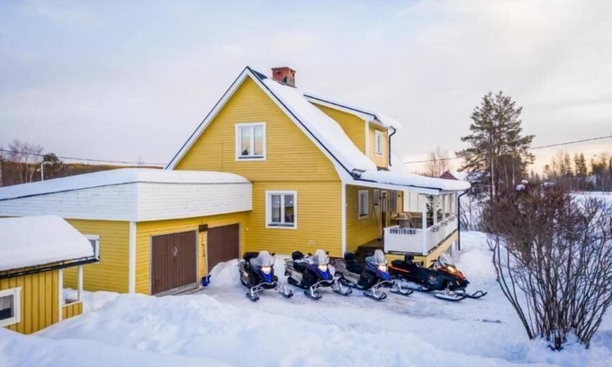 Blattnicksele Casa | Casa de vacaciones Skoträsk para 1 - 7 personas con 4 dormitorios - Casa de vacaciones