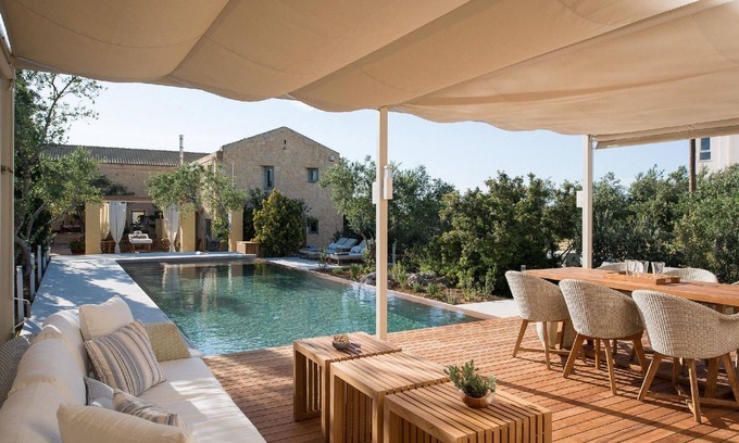 Kalathas Casa | Casa de vacaciones Stalos para 1 - 9 personas con 4 dormitorios - Casa de vacaciones