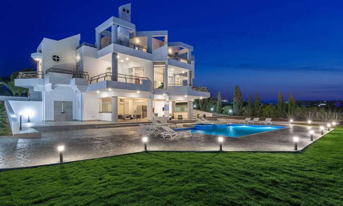 Petaloudes Casa | Casa de vacaciones Triánda para 1 - 12 personas con 5 dormitorios - Casa de vacaciones