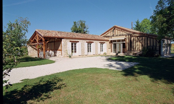 Rayet Casa | Casa de vacaciones, piscina, lamoutole cabaña, Villereal