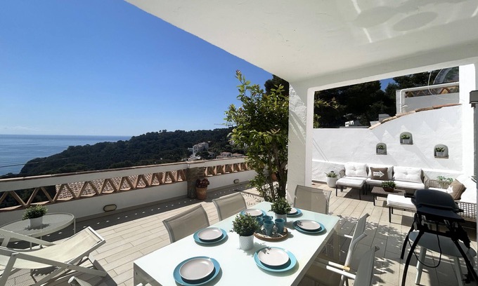 Aiguablava Casa | Alquiler casa adosada con piscina en Begur, Sa Tuna