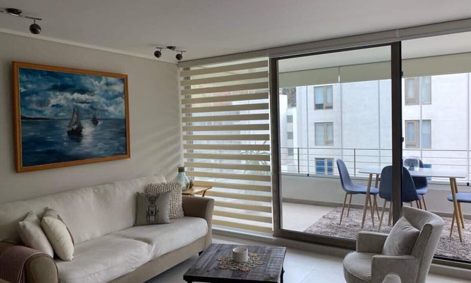 Renaca Apartamento | HOM | 3D2B mejor zona de Reñaca 6PAX con Piscina
