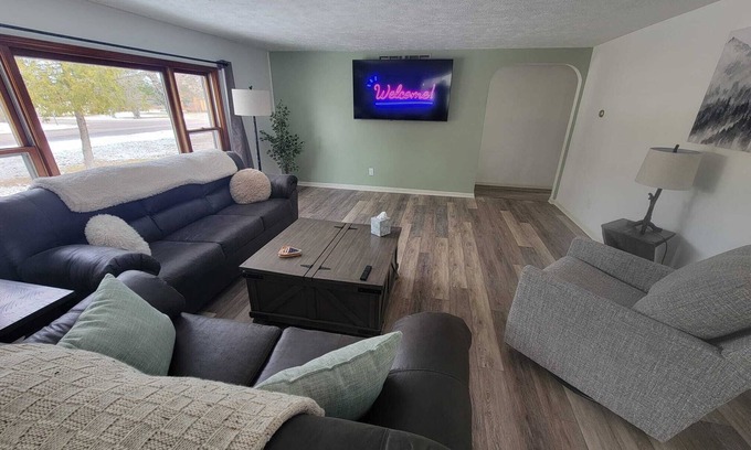 Au Train Casa | Home 3 blocks from Lake Superior, near Pictured Rocks and trail access