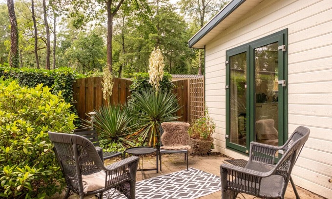Bosgebied Hoenderloo Chalet De Esquí | Home 6p: Bath-Garden house-4G Pool-Kids-Dog