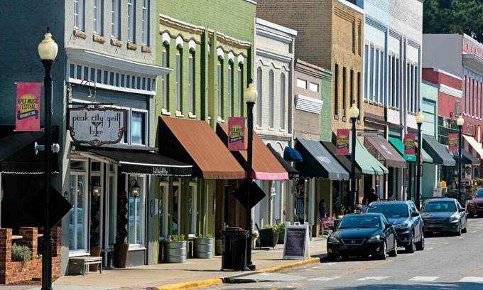 Apex Casa | Home in Charming Downtown Historic Apex with King Bed -Side B