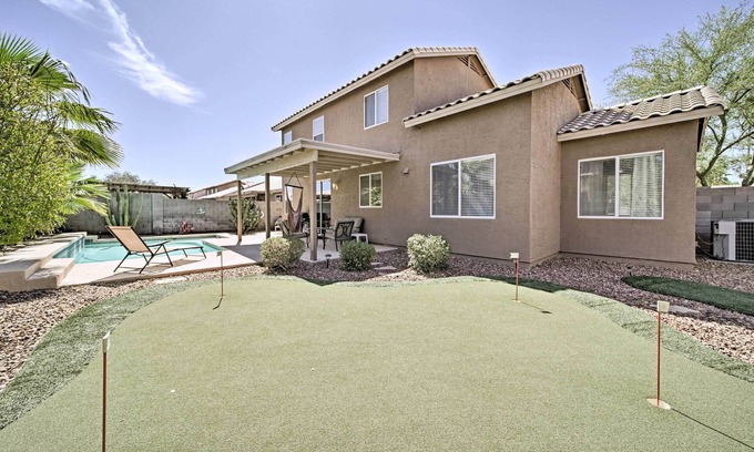 Wildflower Ranch Casa | ¡Casa privada de Goodyear con piscina y putting green!