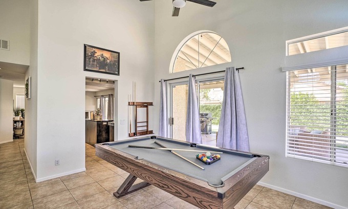 Indio Cabaña | Home w/ Private Pool & Game Room in Indio!