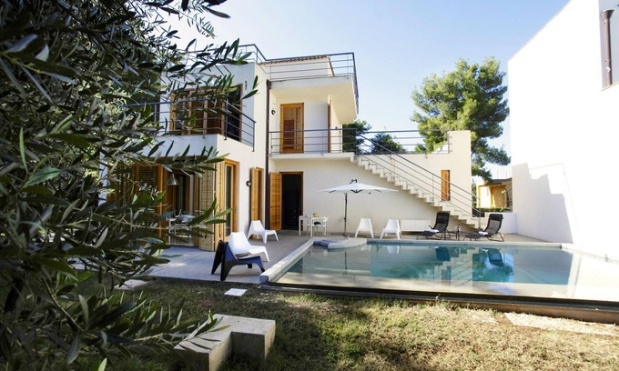 Torre Colonna-sperone Villa | Homerez - Amazing villa 950 m away from the beach for 10 ppl. with swimming-pool