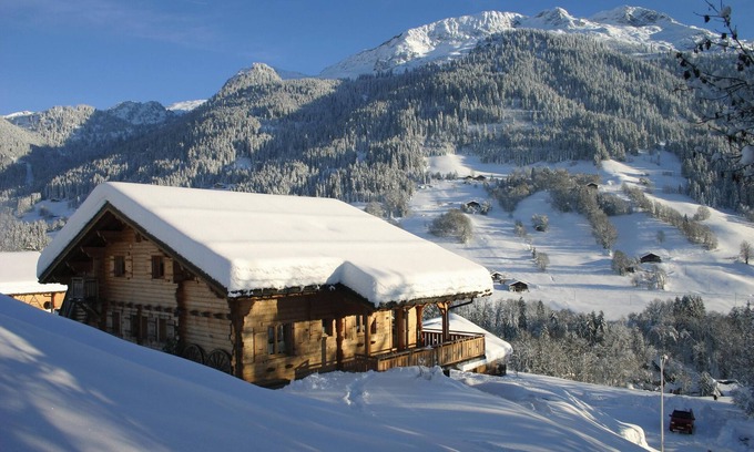 Hauteluce Apartamento | Homerez - Apartamento Hauteluce, vista montaña