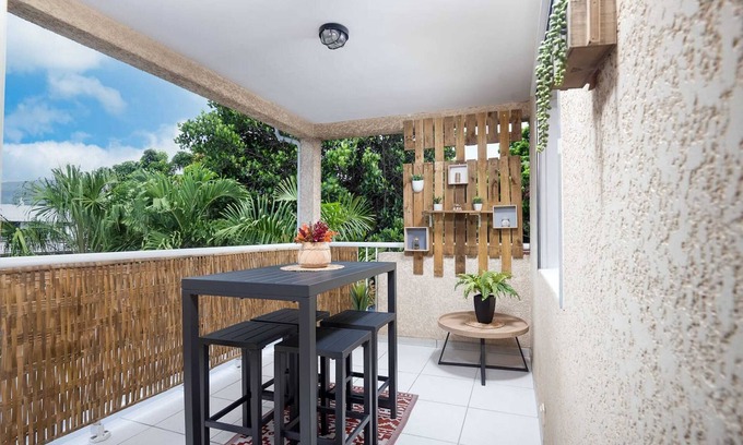 La Riviere Saint-Louis Apartamento | Homerez - Nice apartement 12 km away from the beach for 4 ppl. with balcony