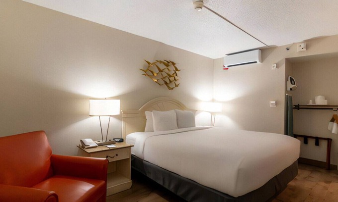 Del Mar Casa | Homey King Bed w/ Thick Mattress Roll-in Shower