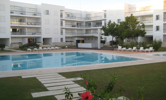 Telheiro Apartamento | Lagos Marina Apartamento de 2 habitaciones con piscina y planta baja Balcón + aire acondicionado todas las habitaciones