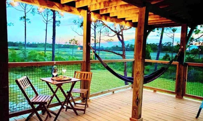 Carrabelle Casa | Hooked on Bayou? Waterfront! Kayaks, Fishing, Dock, Overlooking Bayou & Gulf!