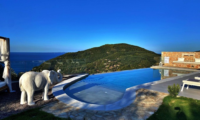 Parga Villa | Villa de lujo de 3 dormitorios con impresionantes vistas