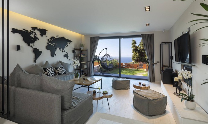 Ixia Villa | Horizon Villa (impresionante villa de lujo en la ciudad de Rodas)
