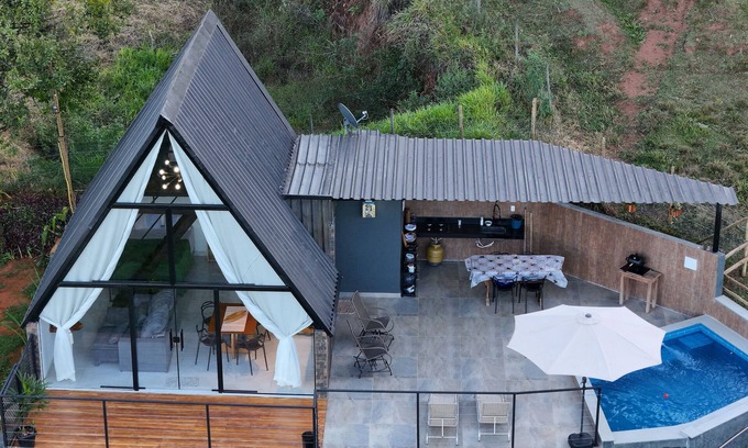 Rio Piracicaba Chalet De Esquí | HORIZONTE CHALET - Cozy A-frame chalet in Rio Piracicaba (MG)