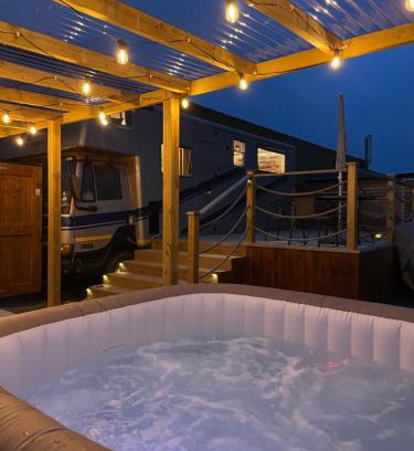 Ashbourne Casa | Horse Truck Tiny Home with Hot Tub