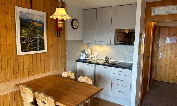 Veysonnaz Apartamento | Hortensia H 021 - VIEW studio 4 pers