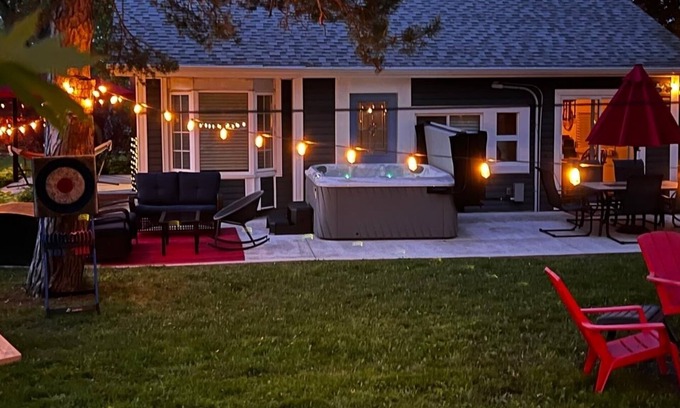 Plympton-Wyoming Cabaña | Hot tub, Lakeside, Cozy Charm!