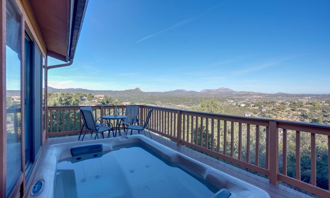 Prescott Casa | Hot Tub, Mountain Views: Scenic Prescott Home