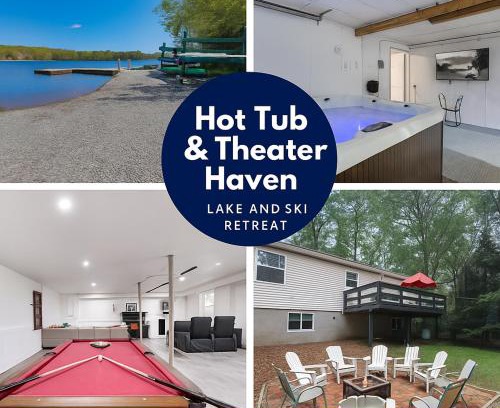 Briar Crest Woods Casa | Hot Tub & Theater Haven-lake And Ski Retreat