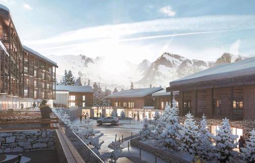 La Rosiere Apartamento | Hotel Odalys L'Ecrin Blanc