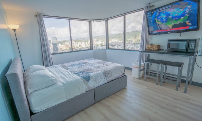 Waikiki Apartamento | Hotel Studio Near Mountain View Waikiki Seaside Monarch Paradise Full Kitchen