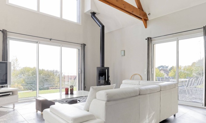 Saint-Martin-aux-Chartrains Casa | Casa de carácter cerca del mar. ¡4 estrellas amuebladas con turismo!